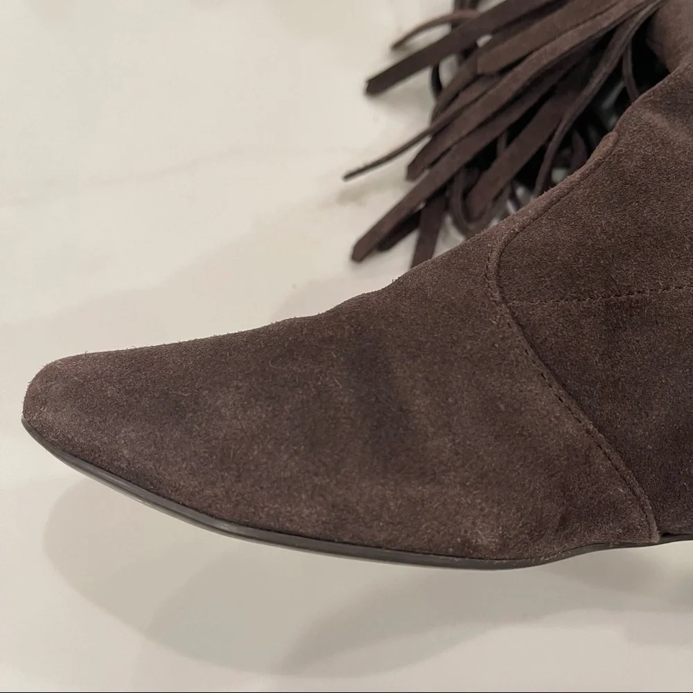 Sam Edelman brown fringe booties - Picture 7 of 16
